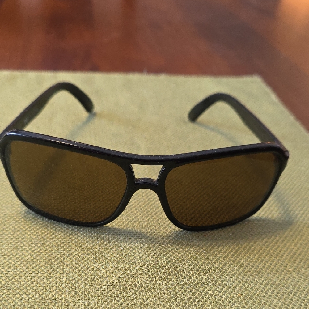 Vuarnet Black and Brown Sunglasses